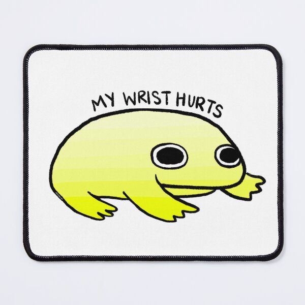 Item preview, My Wrist Hurts | Yellow Gradient Frog designed and sold by iristocat.