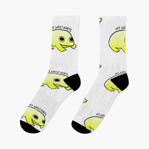Item preview, My Wrist Hurts | Yellow Gradient Frog designed and sold by iristocat.