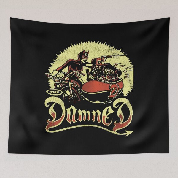 Item preview, The Damned Neat Neat Neat Rock Perfect Gift Fan designed and sold by Jaydepki.