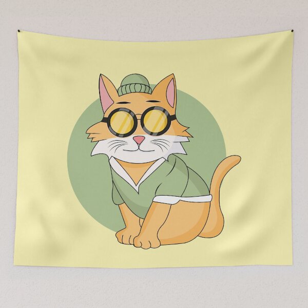 Item preview, Cat Hipster designed and sold by Timegraf.