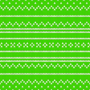 Artwork thumbnail, Knitting Pattern In Green by Patternawy