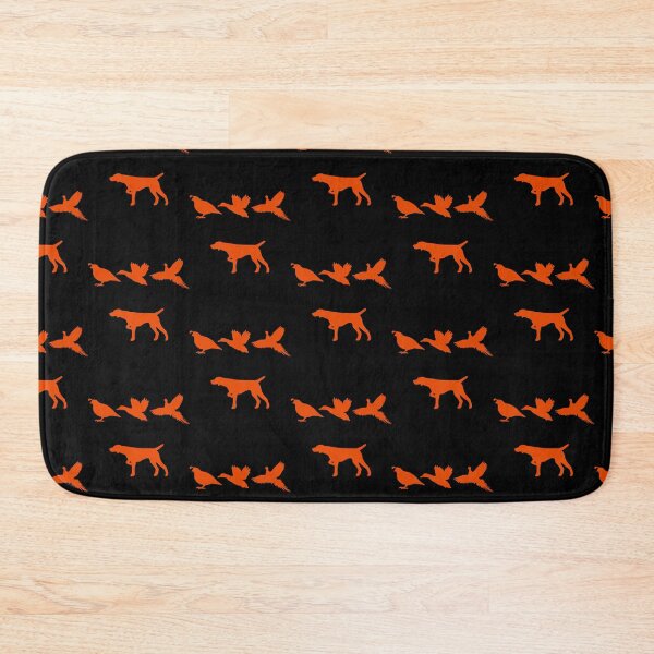 Item preview, German shorthair pointer with birds bright orange and white items designed and sold by Horsequeenozie.