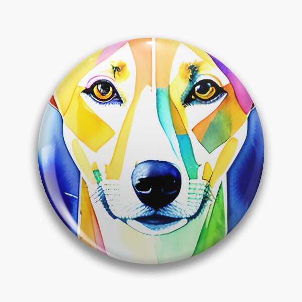 Artikelvorschau, Adorable Canine Companion: Stunning Watercolor Dog Portrait entworfen und verkauft von DavesDogShop.