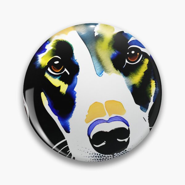 Artikelvorschau, Adorable Canine Companion: Stunning Watercolor Dog Portrait entworfen und verkauft von DavesDogShop.