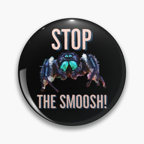 Item preview, Stop The Smoosh Cute Regal Jumping Spider designed and sold by Zurickdesigns.