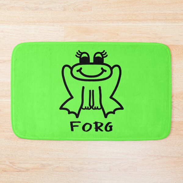 Item preview, Happy Little FORG - Funny Frog Meme - Black designed and sold by LadySquiggle.