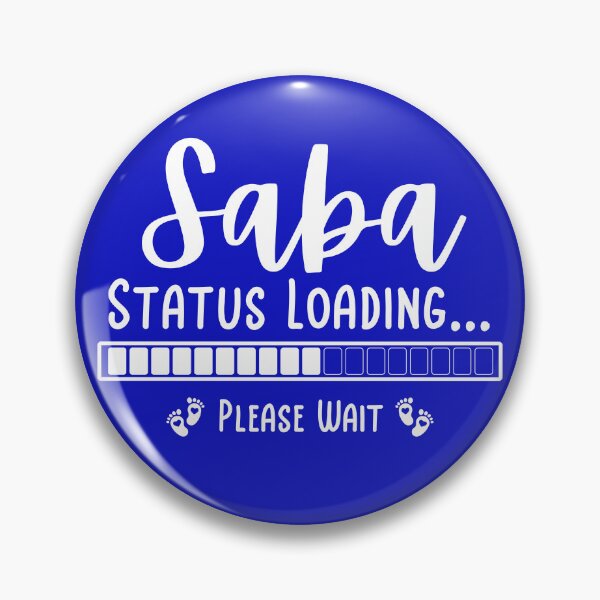 Item preview, Saba Status Loading Reveal - Jewish Grandfather Pregnancy Announcement designed and sold by Hear4theEars.