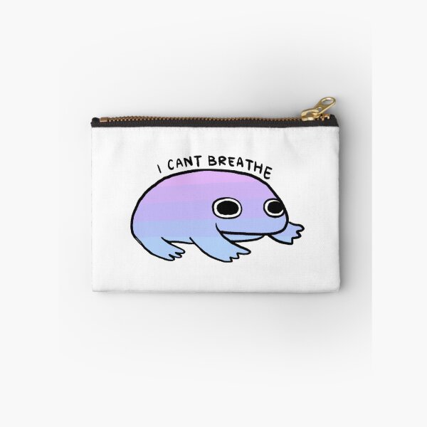 Item preview, I CANT BREATHE | Purple to Blue Gradient Frog designed and sold by iristocat.