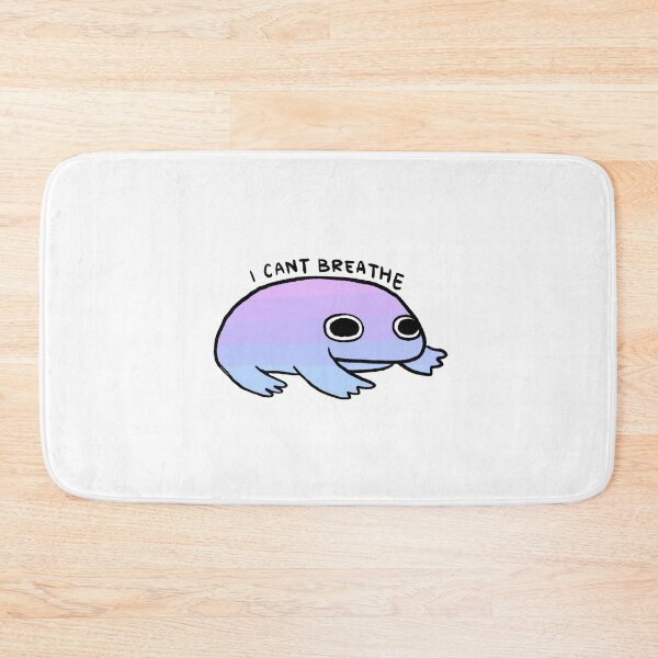 Item preview, I CANT BREATHE | Purple to Blue Gradient Frog designed and sold by iristocat.