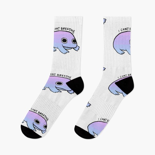 Item preview, I CANT BREATHE | Purple to Blue Gradient Frog designed and sold by iristocat.