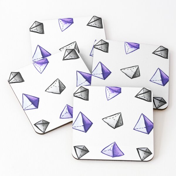 Item preview, geometric watercolor pyramid pattern boriana giormova transparent designed and sold by cleefussraj.
