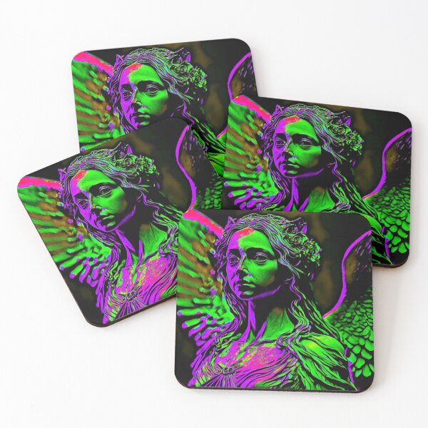 Item preview, Dark Angel Neon Art Purple designed and sold by WildArtDesigns.