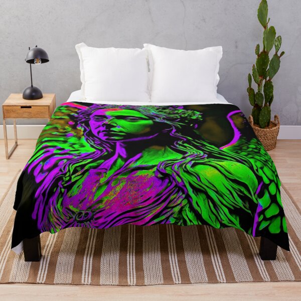 Item preview, Dark Angel Neon Art Purple designed and sold by WildArtDesigns.