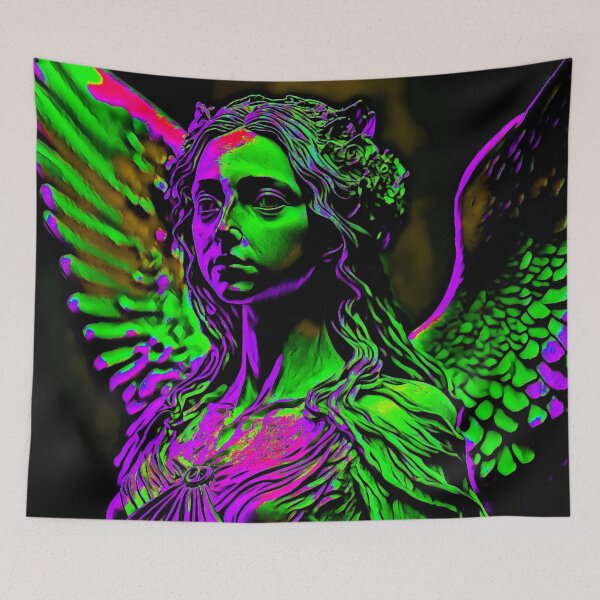 Item preview, Dark Angel Neon Art Purple designed and sold by WildArtDesigns.