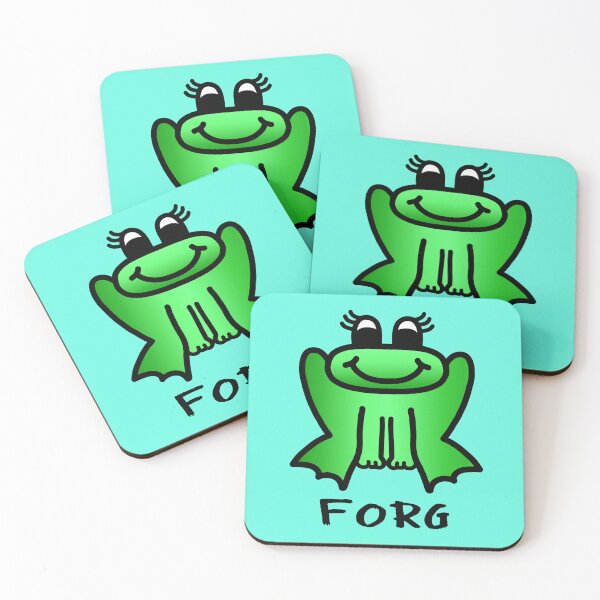 Item preview, Happy Little FORG - Funny Frog Meme - Colour designed and sold by LadySquiggle.