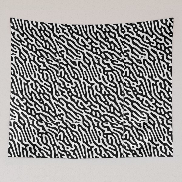 Item preview, Turing Pattern In Black And White designed and sold by Patternawy.