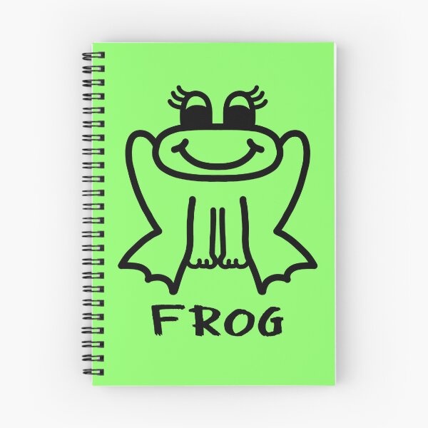 Item preview, Happy Little FROG - Black designed and sold by LadySquiggle.