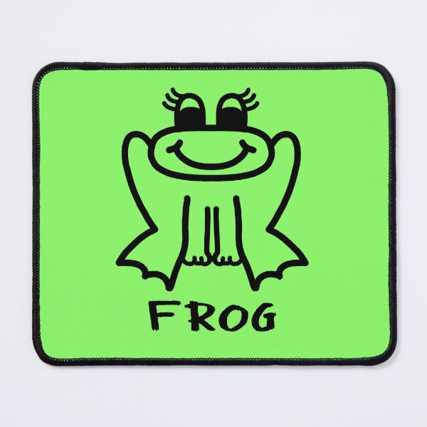 Item preview, Happy Little FROG - Black designed and sold by LadySquiggle.