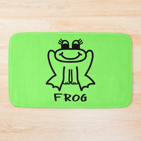 Item preview, Happy Little FROG - Black designed and sold by LadySquiggle.