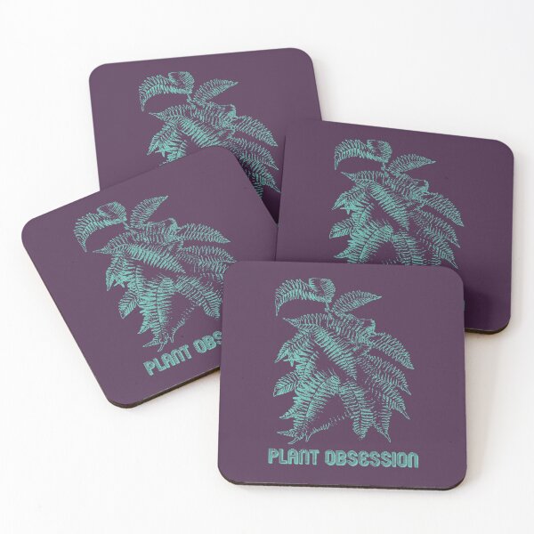 Item preview, Plant Obsessed | Teal Artwork | designed and sold by VintagePlantJoy.