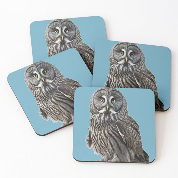 Item preview, Beautiful Great Grey Owl Portrait  designed and sold by PharaohofSedona.