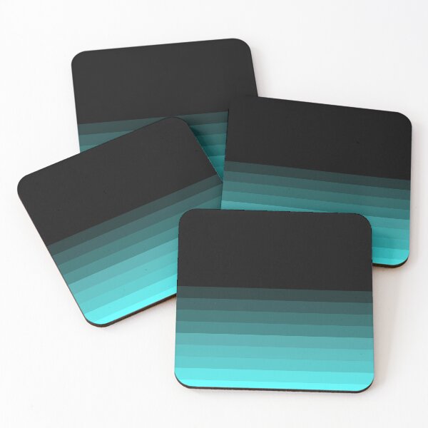 Item preview, Cascading Teal Stripes designed and sold by JulieSR.