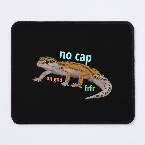 Item preview, no cap ong frfr lizard designed and sold by rachel532.