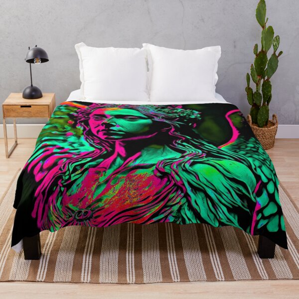 Item preview, Dark Angel Neon Art Pink designed and sold by WildArtDesigns.