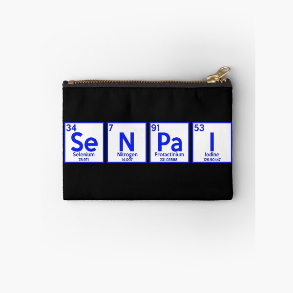 Item preview, Senpai Periodic Table Parody Shirt designed and sold by JaneFlame.
