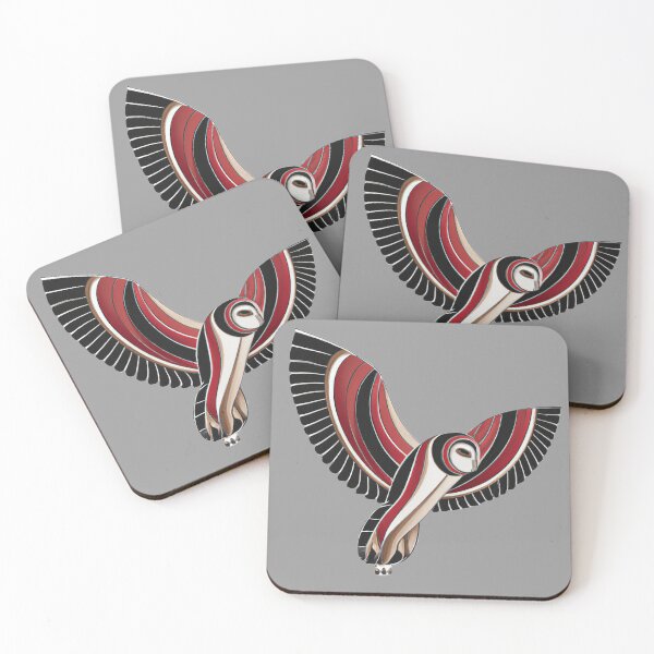 Item preview, Pacific Northwest Coast Native Owl Digital Art designed and sold by GrizzlyMountain.
