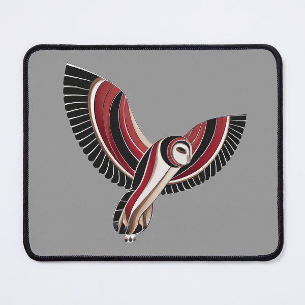 Item preview, Pacific Northwest Coast Native Owl Digital Art designed and sold by GrizzlyMountain.
