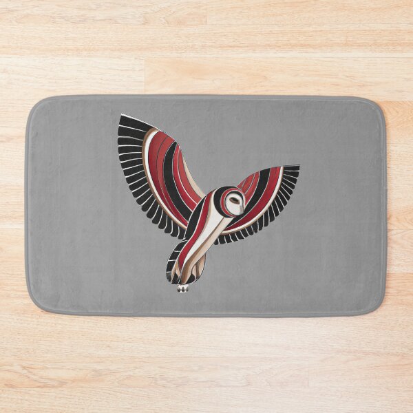 Item preview, Pacific Northwest Coast Native Owl Digital Art designed and sold by GrizzlyMountain.