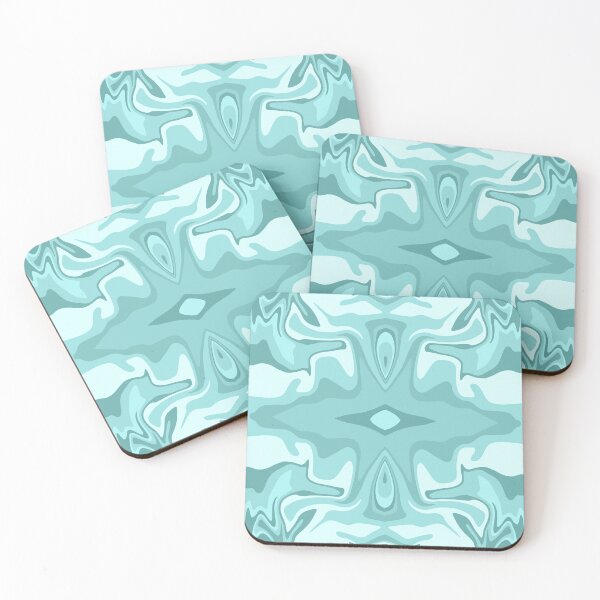 Item preview, Aquamarine retro abstract art designed and sold by Joselyne Reyes.