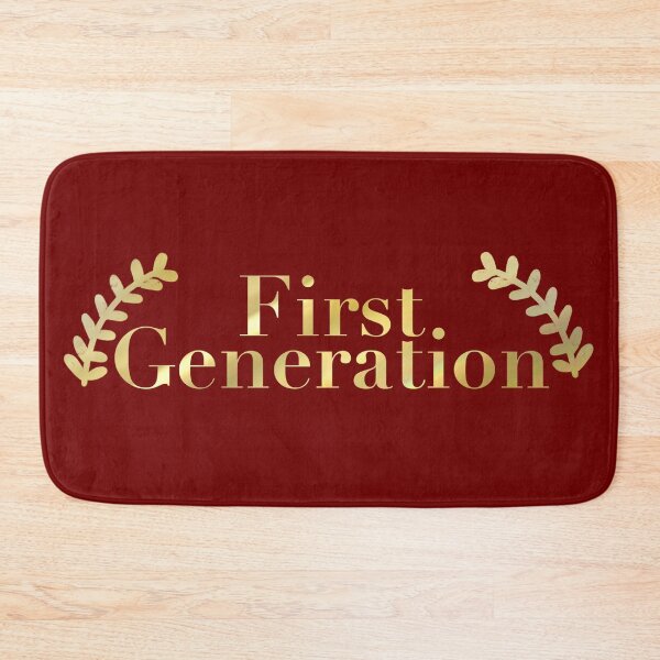 Item preview, Gold First Generation Student with Gold Leaves designed and sold by SMillustrations.