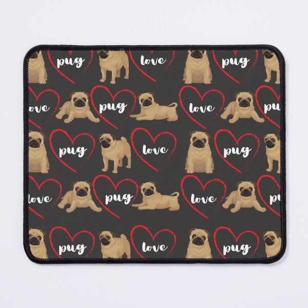 Item preview, Pug Love dog breed funny cute designed and sold by MotherOfMany87.