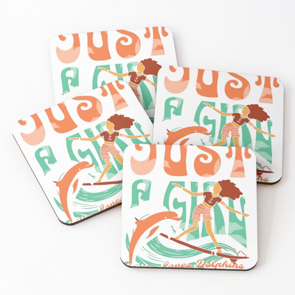 Item preview, Just A Girl Who Loves Dolphins designed and sold by Arab Fashion.