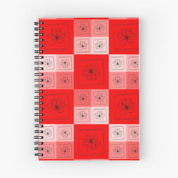 Item preview, Tonos de patrón geométrico y floral rojo. designed and sold by JulieSR.
