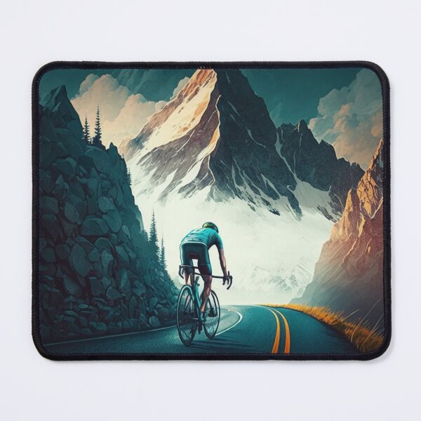 Item preview, Mountain Biking Chill: A Serene Ride Through Nature's Beauty designed and sold by DaniFantasy.