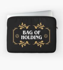 Bag of Holding Dice Container D20 Game Master Dungeons Crawler and Dragons Slayer Laptop Sleeve