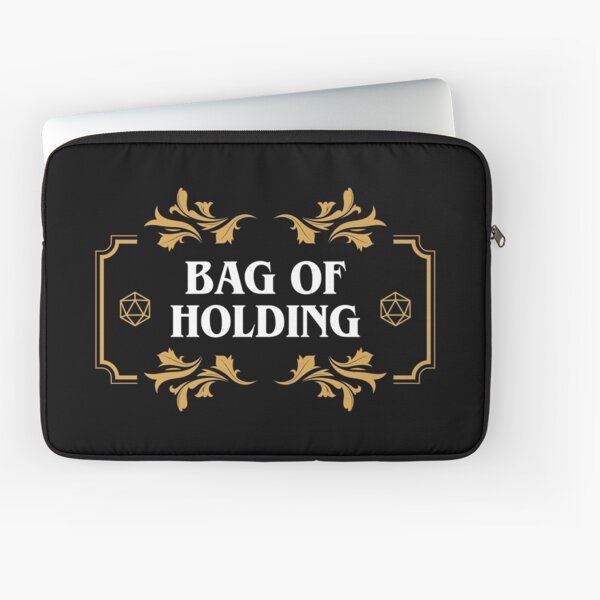 Bag of Holding Dice Container D20 Master Tabletop RPG Addict Laptop Sleeve