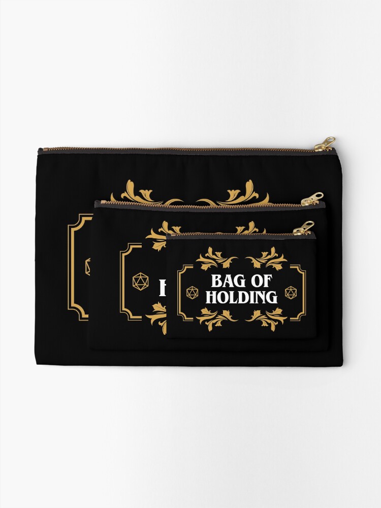 Alternate view of Bag of Holding Dice Container D20 Master Tabletop RPG Addict Zipper Pouch