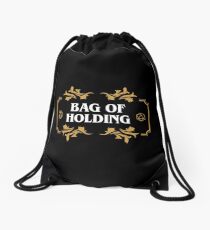 Bag of Holding Dice Container D20 Game Master Tabletop RPG Addict Drawstring Bag