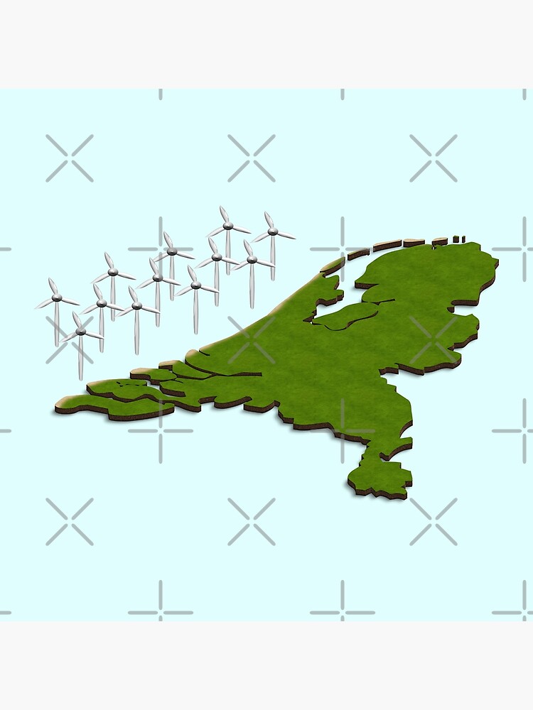 Offshore wind farm with fish nursery around base.  Poster for Sale by  funkyworm