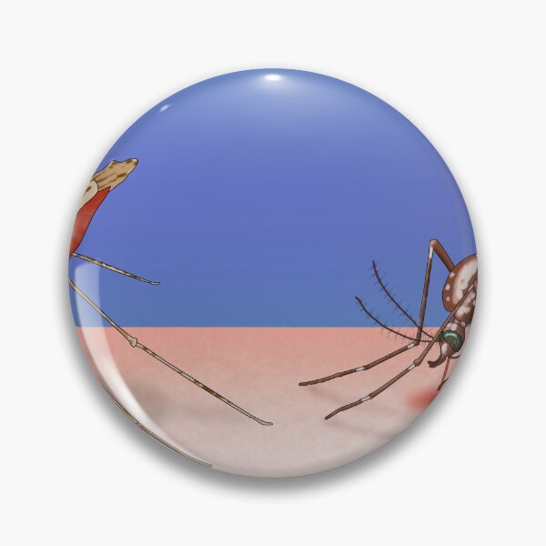 Item preview, Two Types of Mosquitoes, Malaria and Dengue Fever designed and sold by ScienceSource.