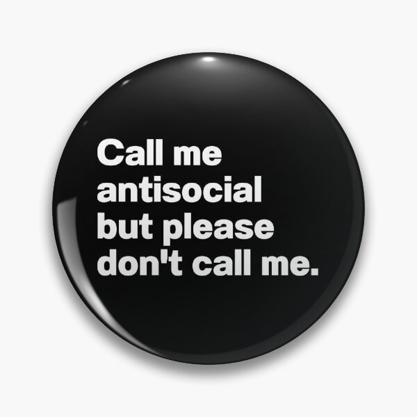 Item preview, Llámame antisocial pero por favor no me llames designed and sold by IntrovertWorld.