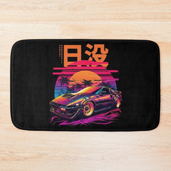 Item preview, Sunset Dare Devil Sports Car Synthwave Japanese  designed and sold by SamuraiSwords.