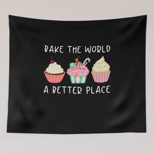 Item preview, Bake The World A Better Place Funny Baking Pastry Lover Gift designed and sold by MouDantArts.