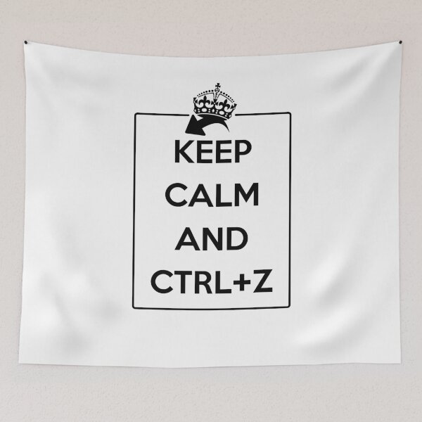 Item preview, Keep Calm And Ctrl + Z designed and sold by poisondesign.