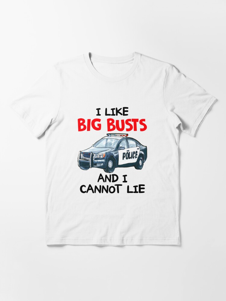 Police Cops I Like Big Busts and I Cannot Lie Women's Tank Top