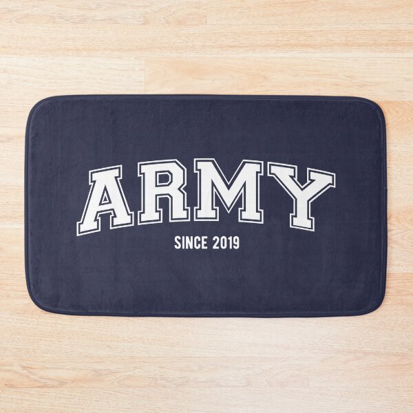 Item preview, BTS Bangtan ARMY since 2019 varsity college text | Morcaworks designed and sold by Morcawork.